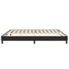 vidaXL Boxspringbett ohne Matratze Schwarz 200x210 cm Samt