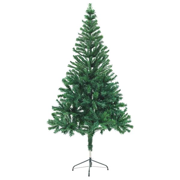 vidaXL K&uuml;nstlicher Weihnachtsbaum Beleuchtung Kugeln 150cm 380 Zweige