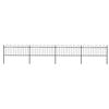 vidaXL Gartenzaun | Stahl | Robust | Modern