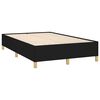 vidaXL Boxspringbett mit Matratze & LED Schwarz 120x190 cm Stoff