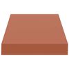 vidaXL Wandregal Wandmontiert 2 pcs Rot 50 x 23 x 4 cm Holzwerkstoff