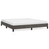 vidaXL Bettgestell ohne Matratze Dunkelgrau 180x200 cm Samt