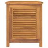vidaXL Gartenbox mit Beutel 60x50x58 cm Massivholz Teak