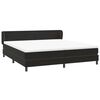 vidaXL Boxspringbett mit Matratzen Schwarz 180x220 cm Samt
