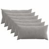 vidaXL Kissenbezug 6 pcs HEERLEN Hellgrau 40 x 80 cm Cord