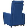 vidaXL Massagesessel mit Aufstehhilfe Blau Stoff