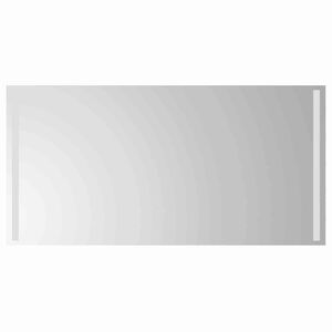 vidaXL LED-Badezimmerspiegel Transparent 100 x 60 cm Geh&auml;rtetes Glas