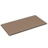 vidaXL Wandkopfteilen 12 pcs Cappuccino 30 x 15 cm Stoff