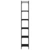 vidaXL B&uuml;cherregal 6 B&ouml;den Schwarz 40x30x188 cm Holzwerkstoff