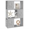 vidaXL B&uuml;cherregal Raumteiler Betongrau 60x24x94 cm Holzwerkstoff