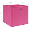 vidaXL Aufbewahrungsboxen 4 Stk. Vliesstoff 28x28x28 cm Rosa
