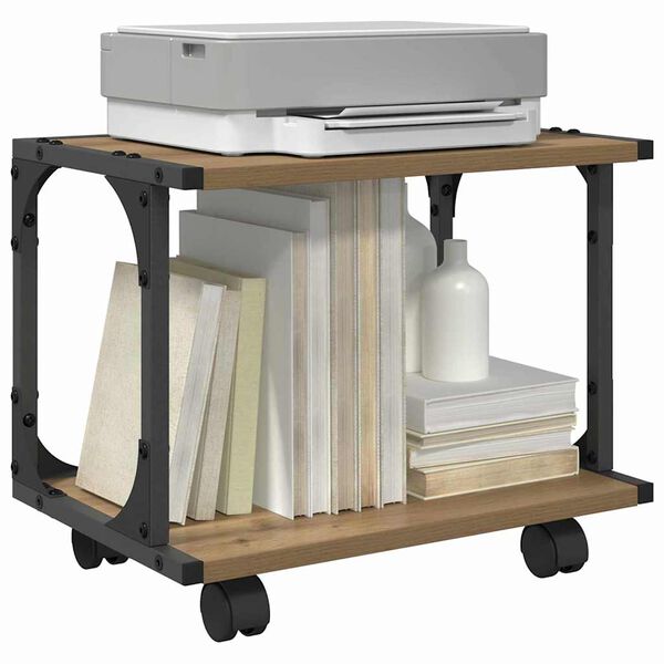 vidaXL Druckerst&auml;nder Artisan-Eiche 41 x 28 x 33,5 cm Holzwerkstoff