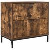vidaXL Nachttisch R&auml;uchereiche 63,5 x 36 x 61 cm Holzwerkstoff