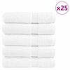 vidaXL Premium Badet&uuml;cher SOLUND 25 Stk. Wei&szlig; 100x150 cm 600 g/m&sup2;