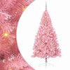 vidaXL K&uuml;nstlicher vorbeleuchteter Weihnachtsbaum Rosa 240 cm PVC
