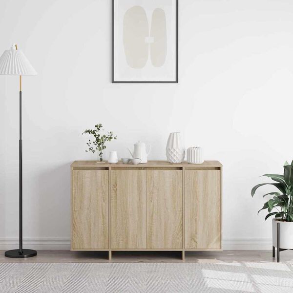 vidaXL Sideboard Sonoma-Eiche 120 x 41 x 75 cm Holzwerkstoff