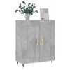 vidaXL Sideboard Betongrau 69,5x34x90 cm Holzwerkstoff