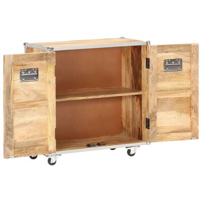 vidaXL Sideboard mit 2 Türen 70x30x69 cm Mango-Massivholz