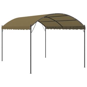 vidaXL Pavillon 4x3x2,6 m Taupe 180 g/m&sup2;