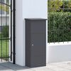 vidaXL Paketdrop-Box mit Speicher Anthrazit 44,5 x 29 x 110,5 cm Stahl