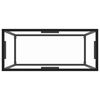 vidaXL Konsolentisch Transparent 80x35x75 cm Hartglas
