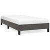 vidaXL Bettgestell ohne Matratze Dunkelgrau 80x200 cm Samt