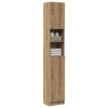 vidaXL Badezimmerschrank Artisan Oak 32x25,5x190 cm Holzwerkstoff