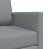 vidaXL Schlafsofa 60cm Hellgrau Stoff