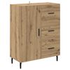 vidaXL Highboard mit Schubladen 2 pcs Artisan-Eiche Holzwerkstoff