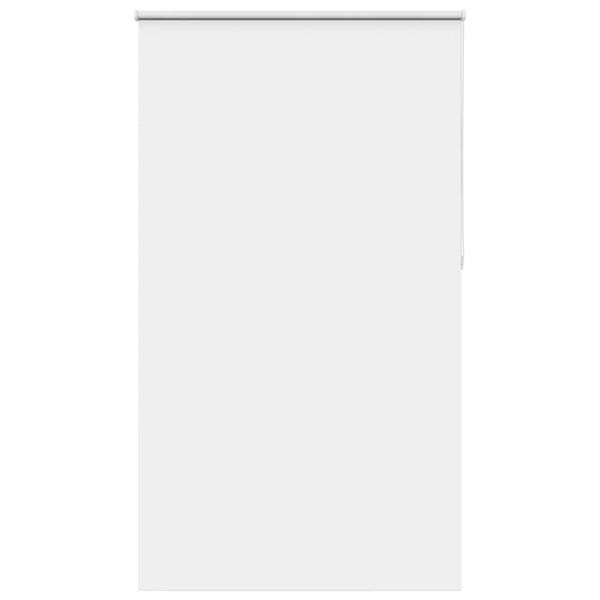 vidaXL Verdunkelungsrollo Wei&szlig; 125x230cm Stoffbreite 121,6cm Polyester