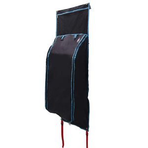 vidaXL Aufbewahrungstasche Schwarz und Blau 140 x 43 cm Oxford