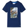 vidaXL Kinder-T-Shirt Dunkelblau 116