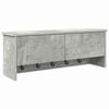vidaXL Wandmontierter nachttisch mit Regal Beton Grau 80 x 20 x 30 cm