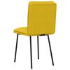 vidaXL Esszimmerstühle 4 Stk. Gelb Samt