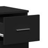vidaXL Sideboards 2 Stk. Schwarz 59x39x80 cm Holzwerkstoff