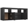 vidaXL TV-Schrank Hochglanz-Schwarz 120x30x50 cm Holzwerkstoff
