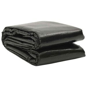 vidaXL Treibende Pool Solarfolie rechtecking 6 x 4 m Pools, Schwarz