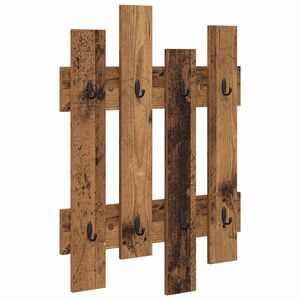 vidaXL Wandmontierter nachttisch Wandhalterung Altholz 60 x 3 x 82 cm