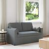 vidaXL Sofa 120cm Dunkelgrau Metall