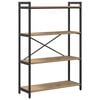 vidaXL B&uuml;cherregal 80 x 30 x 120 cm Holzwerkstoff Artisan-Eiche