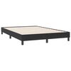 vidaXL Boxspringbett mit Matratze & LED Schwarz 140x220 cm Samt