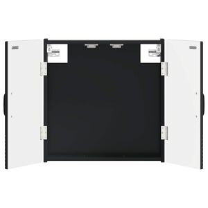 vidaXL Dartboard Schrank UTRECHT Schwarz 52,5 x 10,5 x 53,5 cm