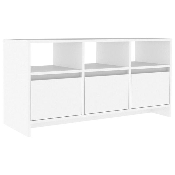 vidaXL TV-Schrank Weiß 102x37,5x52,5 cm Holzwerkstoff