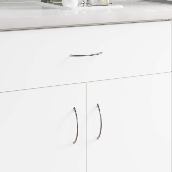 vidaXL Griff 1385 pcs Silber 107 x 3,6 x 23 mm Edelstahl