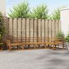 vidaXL Outdoor-Sofagarnitur 5 pcs Natur Massivholz Akazie
