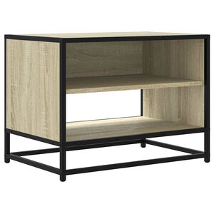 vidaXL TV-Schrank Sonoma-Eiche 61x40x46 cm Holzwerkstoff und Metall