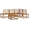 vidaXL Outdoor-Sofagarnitur 5 St&uuml;ck Natur Massivholz Akazie