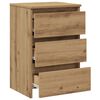 vidaXL Nachttisch Artisan-Eiche 40x35x62,5 cm Holzwerkstoff
