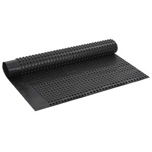 vidaXL Dimpled Drainage Sheet Schwarz 1 x 20 m HDPE