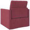 vidaXL Schlafsofa 60cm Weinrot Stoff